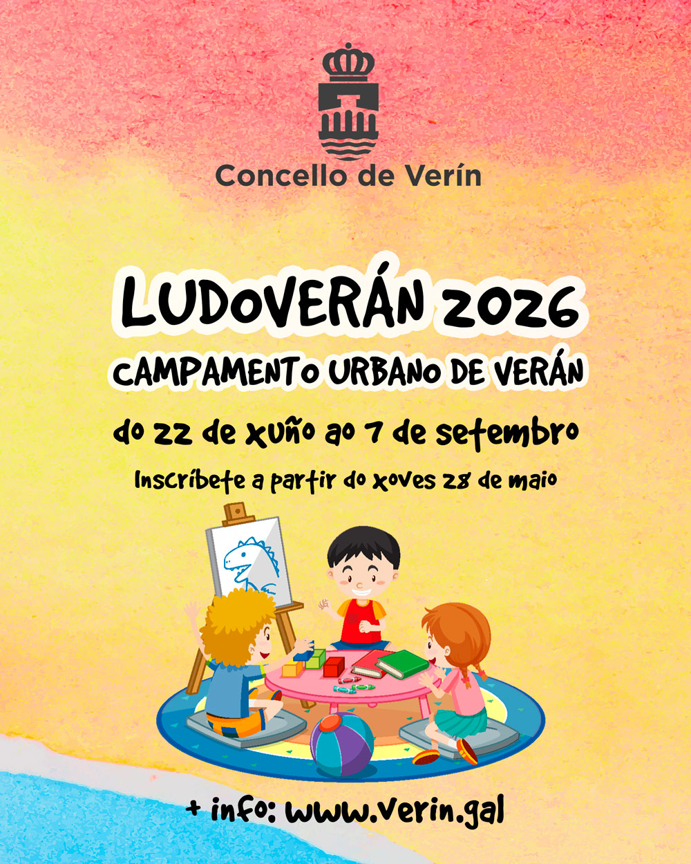 Verín abre o prazo de inscrición para o Espazo Ludoverán e o Campamento ...